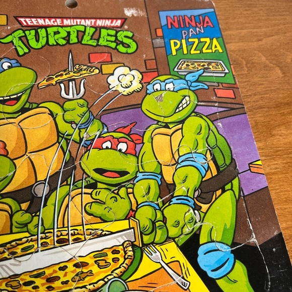 Vintage Teenage Mutant Ninja Turtles Board Puzzles Lot of 3 1990 Collectible - Picture 15 of 16